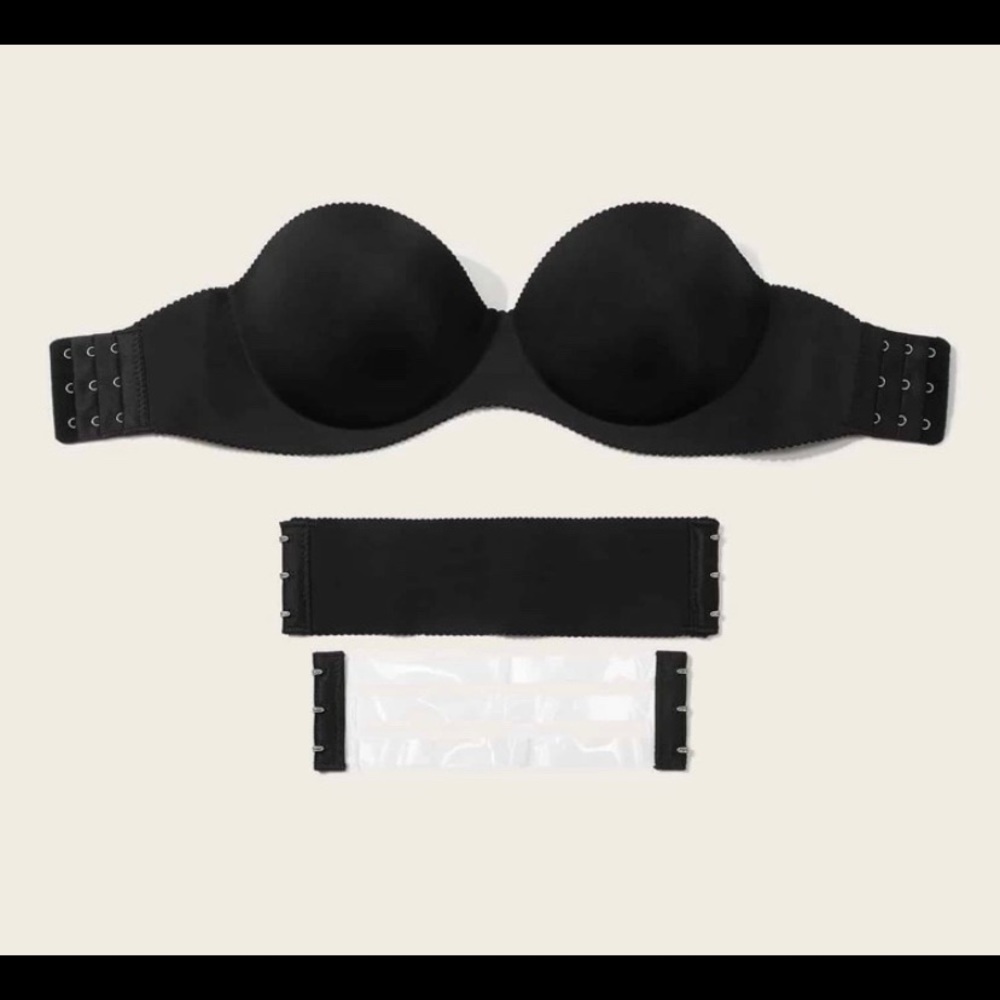 Strapless bra size large